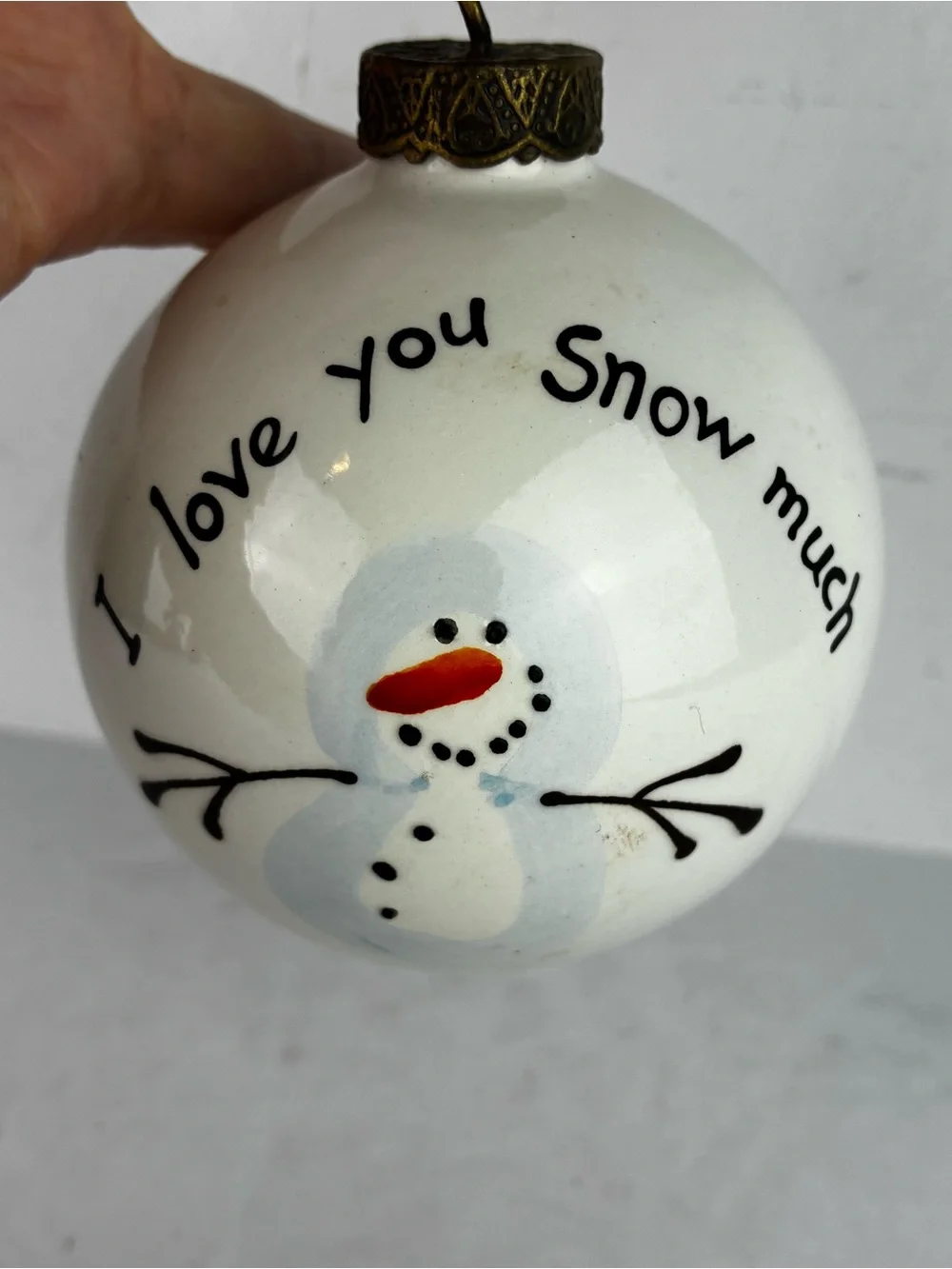 Heart Gifts by Teresa “I Love You Snow Much” Christmas Ornament